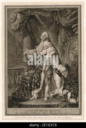 Louis XVI Roi de France Banque D'Images