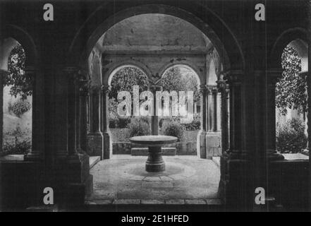 Lucien Bégule - l'abbaye de Fontenay et l'architecture cistercienne page 108. Banque D'Images