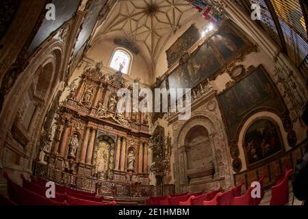 Séville, Andalousie, Espagne, Euripe, chapelle latérale de la Virgen de la Antigua dans la cathédrale de Séville Banque D'Images