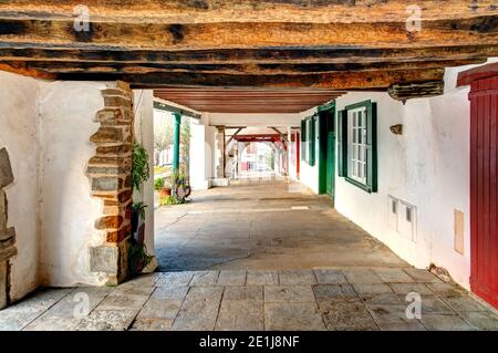 La Bastide-Clairence, image HDR Banque D'Images