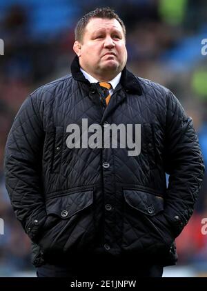 Photo du dossier datée du 21-12-2019 de l'entraîneur-chef de Wasps Dai Young. Banque D'Images