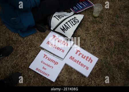 Save America Rally, quelques instants avant le début de la manifestation au Capitole. Washington DC États-Unis Banque D'Images