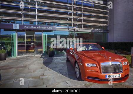 Royaume-Uni / West Sussex / Goodwood / Rolls-Royce Motor Cars / Rolls-Royce’s Goodwood Headquarters. Banque D'Images