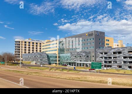 Jackson, MS - 5 janvier 2021 : Hôpital pour enfants du Centre médical de l'Université du Mississippi Banque D'Images