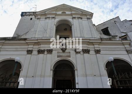 Napoli - Facciata della Chiesa di Sant'Antonio Abate Banque D'Images