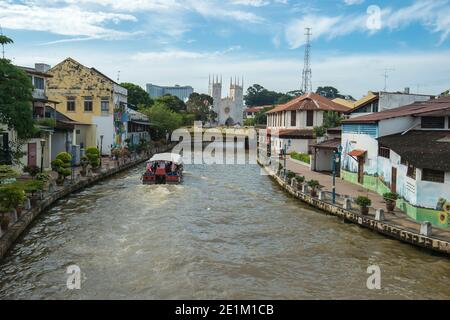 Malacca ville d'Historial Banque D'Images