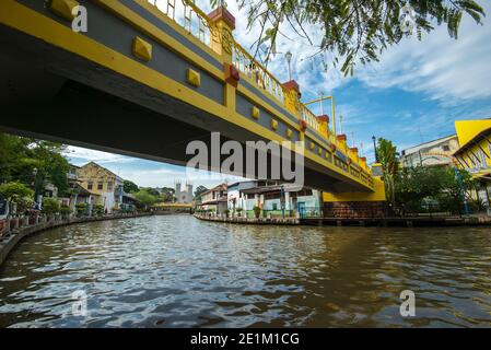 Malacca ville d'Historial Banque D'Images