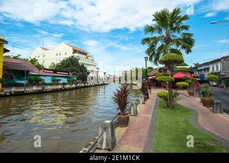 Malacca ville d'Historial Banque D'Images