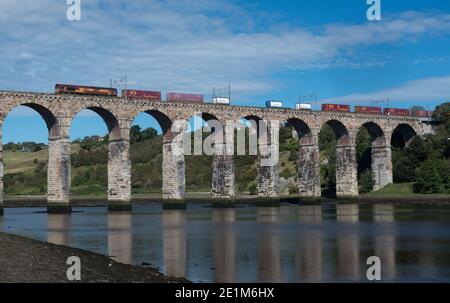 Viaduc de Berwick-upon-Tweed Northumberland Banque D'Images