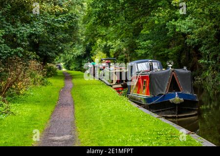 Canaux de Stourbridge dans les West Midlands, Royaume-Uni Banque D'Images