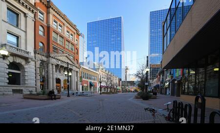 Une scène de Regina, Canada centre-ville Banque D'Images