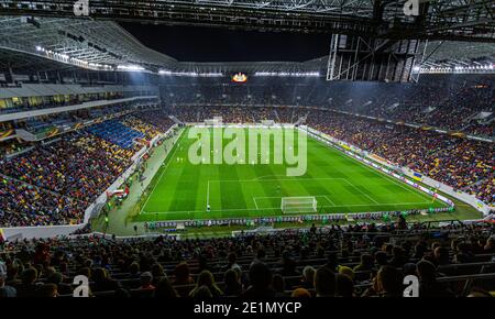 Lviv, Ukraine - 14 avril 2016 : Ligue européenne de l'UEFA, FC Shakhtar Donetsk (Ukraine) - SC Braga (Portugal) Banque D'Images