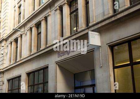 London- Basinghall Clinic, une clinique de diagnostic ambulatoire de l'hôpital Cromwell au coeur de la ville de Londres Banque D'Images