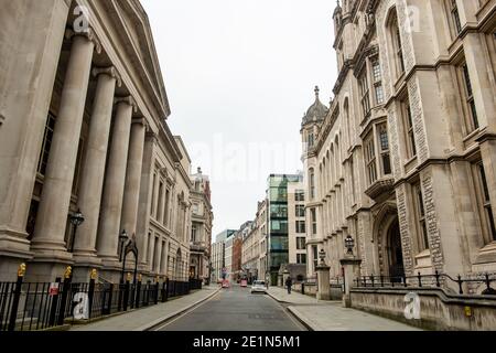 LONDRES- The Law Society & Kings College London on Chancery Lane, Banque D'Images