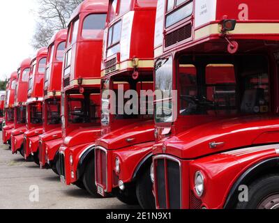 Bus Routemaster de Londres Banque D'Images