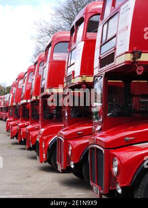 Bus Routemaster de Londres Banque D'Images