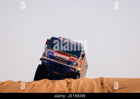 507 Sotnikov Dmitry (rus), Akhmadeev Ruslan (rus), Akhmatzianov Ilgiz (rus), Kamaz, Kamaz - Maître, Camion, camion, dur d'action / LM Banque D'Images