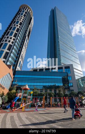 Quartier de Levent dans le district de Besiktas d'Istanbul, Turquie Banque D'Images