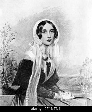 Sara COLERIDGE (1802-1852) poète, auteur et traducteur anglais, seule fille de Samuel Taylor Coleridge Banque D'Images