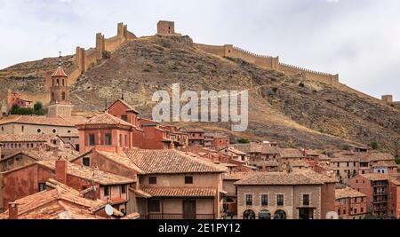 Albarracin, le plus beau village d'Espagne Banque D'Images