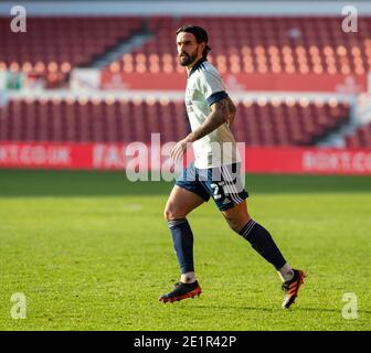 9 janvier 2021 ; City Ground, Notinghamshire, Midlands, Angleterre ; English FA Cup football, Nottingham Forest versus Cardiff City ; Marlon Pack de Cardiff City Banque D'Images