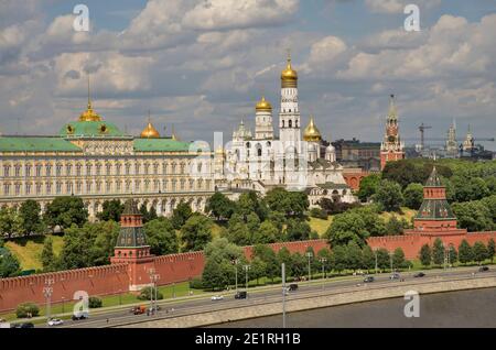 Vue sur le Kremlin à Moscou. Russie Banque D'Images
