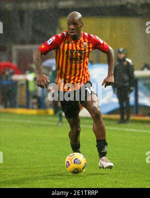 Benevento, Campanie, ITALIE. 9 janvier 2021. Au cours de la série italienne UN Footbal match FC Benevento vs AC Atalanta le 09 janvier 2021 au stade Ciro Vigorito.in photo Bryan Dabo. Crédit : Fabio Sasso/ZUMA Wire/Alay Live News Banque D'Images