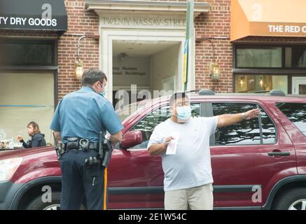 Princeton, New Jersey - 13 septembre 2020 : Princeton City Street, New Jersey, Etats-Unis Banque D'Images