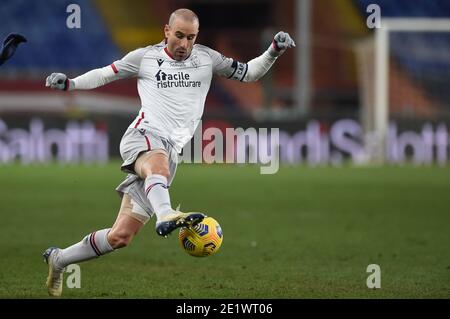 Genova, Italie. 9 janvier 2021. Genova, Italie, stade Luigi Ferraris, 09 janvier 2021, Rodrigo Palacio (Bologne) pendant Gênes CFC vs Bologna FC - football italien série A Match Credit: Danilo Vigo/LPS/ZUMA Wire/Alay Live News Banque D'Images