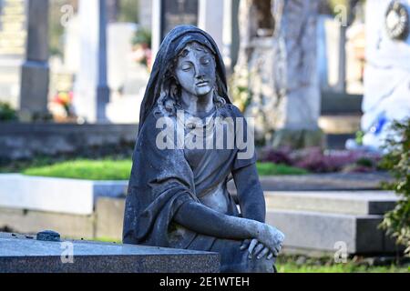 Vienne, Autriche. Le cimetière central de Vienne Banque D'Images