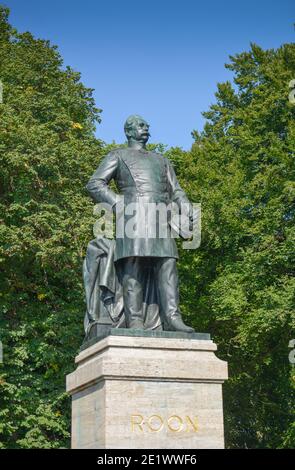 Denkmal Albrecht von Roon, Grosser Stern, Tiergarten, Mitte, Berlin, Deutschland Banque D'Images
