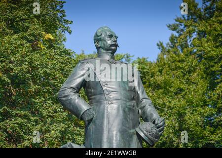 Denkmal Albrecht von Roon, Grosser Stern, Tiergarten, Mitte, Berlin, Deutschland Banque D'Images