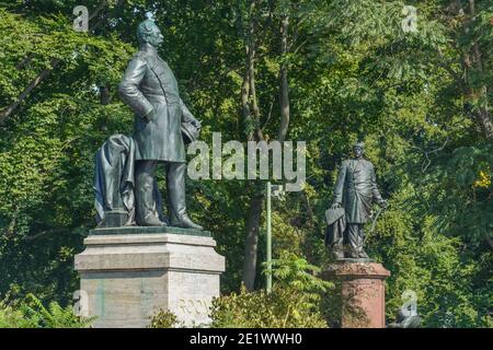 Denkmal Albrecht von Roon, Otto von Bismarck, Grosser Stern, Tiergarten, Mitte, Berlin, Deutschland Banque D'Images