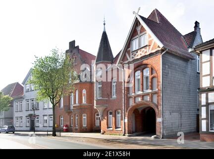 Tribunal local, Walsrode, Basse-Saxe, Allemagne Banque D'Images