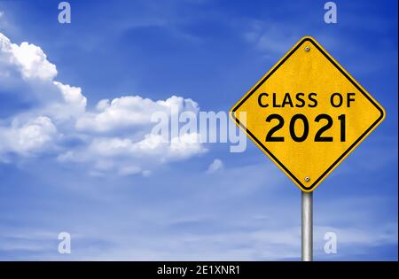 Classe de 2021 Banque D'Images