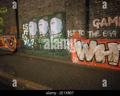 Ready Player One, Ready Player One Props, Ready Player One graffiti, Jewellery Quarter Banque D'Images