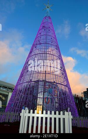 Exposition de la foudre pendant la saison de Noël au wembley Pk, Wembley, Londres, Angleterre, Royaume-Uni Banque D'Images