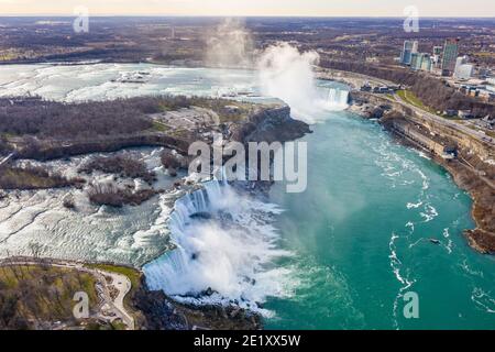 Niagara Falls, États-Unis et Canada Banque D'Images