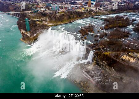 American Falls, Niagara Falls, NY, États-Unis Banque D'Images