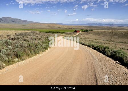 Tm00325-00...MONTANA - pays d'ouverture le long de la route de Medicine Lodge dans Beaverhead Comté l'article de la Grande Division Mountain Bike Route. Banque D'Images