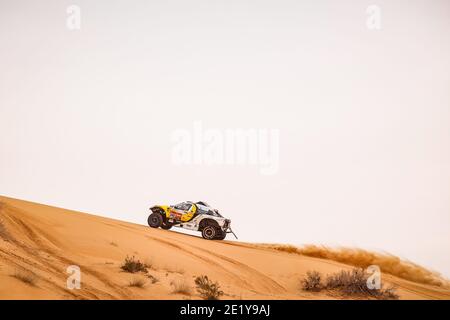 349 Plaza Perez Manuel (esp), Plaza Monica (esp), Chevrolet, Sodicars Racing, Auto, action pendant la 7e étape du Dakar 2021 entre Ha'il et Sakaka, en Arabie Saoudite le 10 janvier 2021 - photo Florent Gooden / DPPI / LM Banque D'Images