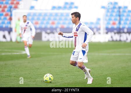 Takashi Inui d'Eibar pendant le championnat d'Espagne la Ligue de football mach entre Levante et Eibar le 10 janvier 2021 à l'Estadio Ciutat de Valencia à Valence, Espagne - photo Maria Jose Segovia / Espagne DPPI / DPPI / LM Banque D'Images