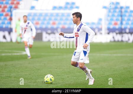 Takashi Inui d'Eibar pendant le championnat d'Espagne la Ligue de football mach entre Levante et Eibar le 10 janvier 2021 à l'Estadio Ciutat de Valencia à Valence, Espagne - photo Maria Jose Segovia / Espagne DPPI / DPPI / LM Banque D'Images