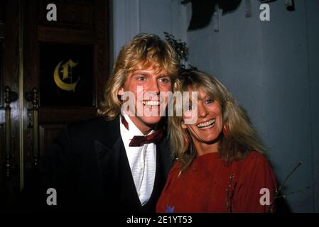 JEFF CONAWAY avec RONA NEWTON JOHN crédit: Ralph Dominguez/MediaPunch Banque D'Images