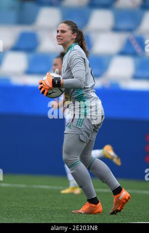 Laura Giuliani (Juventus Women) pendant le match italien 'erie A Women Supercup match entre Juventus Women 2-0 Fiorentina Women at Aldo Gastaldi Stadiumon 10 janvier 2021 à Chiavari, Italie. Credit: Maurizio Borsari/AFLO/Alay Live News Banque D'Images