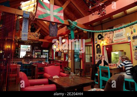 Restaurant la Estacion, vue intérieure, Puerto Piramides, Peninsula Valdes, province de Chubut, sud de l'Argentine 25 novembre 2015 Banque D'Images