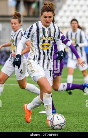 10 janvier 2021, Chiavari (GE, Italie: Chiavari (GE), Italie, Stadio Comunale &#34;Aldo Gataldi&#34;, 10 janvier 2021, Cristiana Girelli (Juventus) lors de la finale - Juventus vs Fiorentina Femminile - Italian football Women Supercoppa Match (Credit image: © Fabio/PS FABIO Fabio Fabio Favio) Banque D'Images