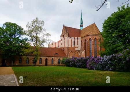 Monastère de Chorin dans la réserve de biosphère Schorfheide, État fédéral de Brandebourg, Allemagne Banque D'Images