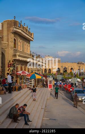 L'Irak, Kurdistan, Erbil, Qaysari Bazaar Banque D'Images