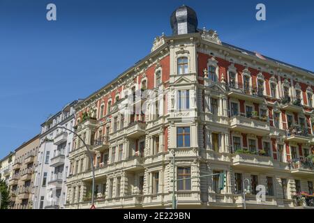 Altbauten, Danziger Strasse, Prenzlauer Berg, Pankow, Berlin, Deutschland Banque D'Images